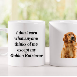 Golden Retriever Funny Gift Mug