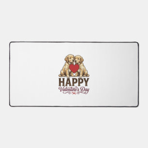Golden Retriever Joyeuse Saint-Valentin