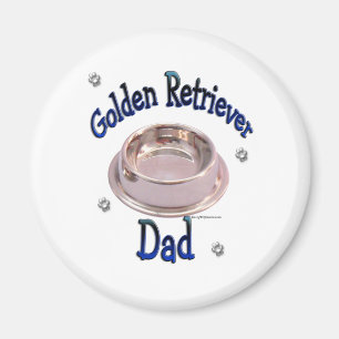 Golden Retriever Papa - Magnet
