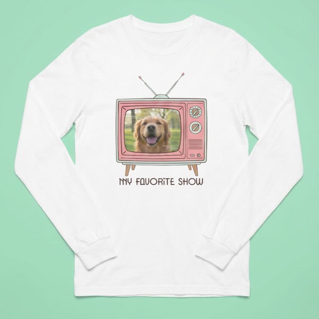 Golden Retriever Photo T-Shirt – My Favorite Show (Créateur téléchargé)