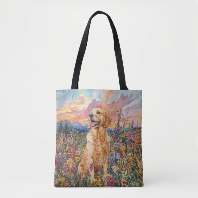Golden Retriever - Sac fourre-tout (Devant)