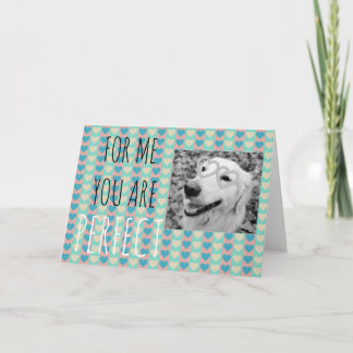 Golden retriever VALENTINE Carte de voeux
