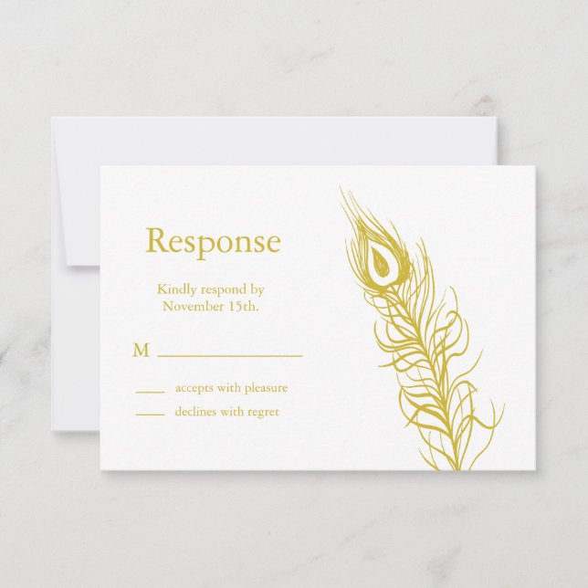 Golden Shake your Tail Feathers RSVP (Devant)