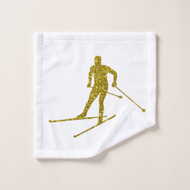 Golden Ski de fond linge de toilette (Gant de toilette)