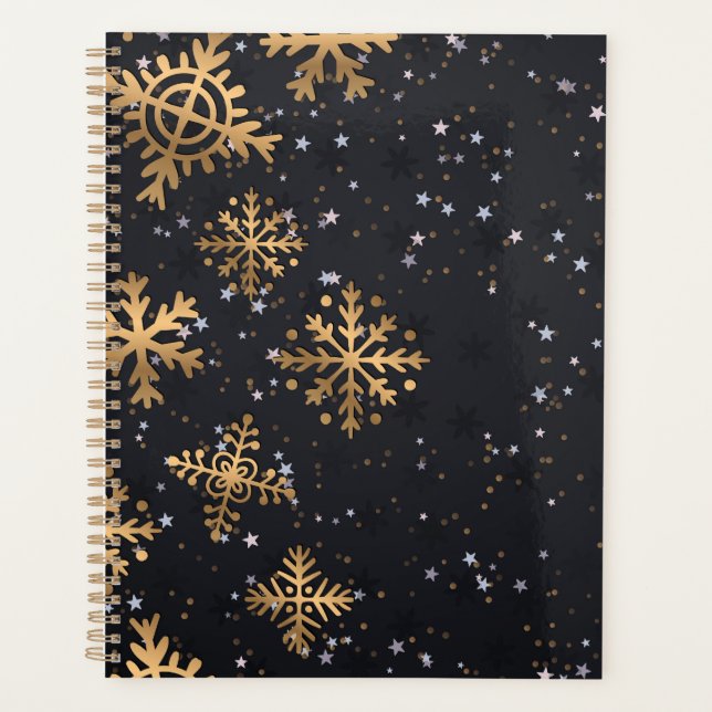 Golden snowflakes (Devant)