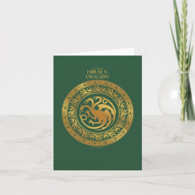 Golden Targaryen Crest (Devant)