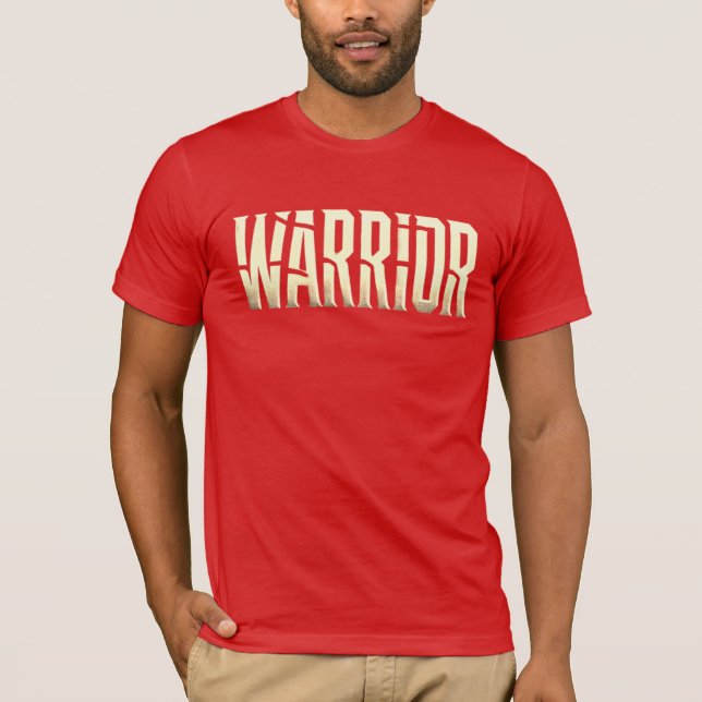 Golden Warrior - T-shirt métal gras (Devant)