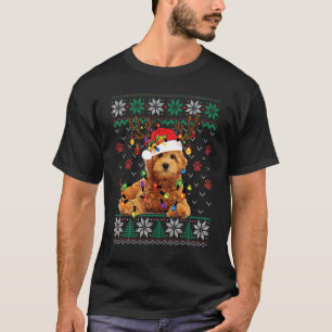 Goldendoodle Noël Moche Sweat Chien Xmas 1