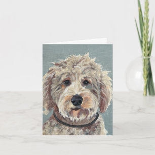 Goldendoodle Peint à la main sur toile