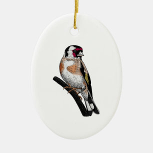 Goldfinch dessin ornement céramique