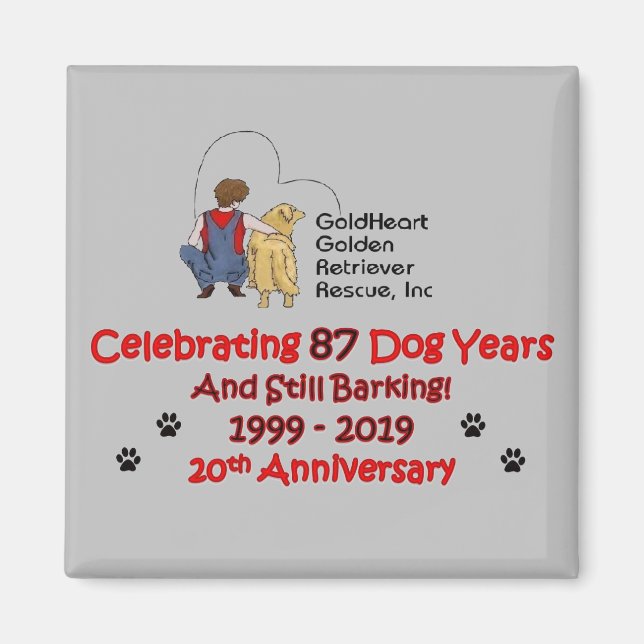 GoldHeart 20th Anniversary Magnet (Devant)