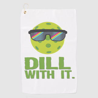 Golf "Aneth avec lui" serviette drôle de Pickleball
