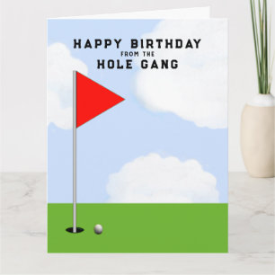 Golf Anniversaire de toute la carte