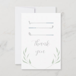 Golf Anniversaire fête Carte de remerciements