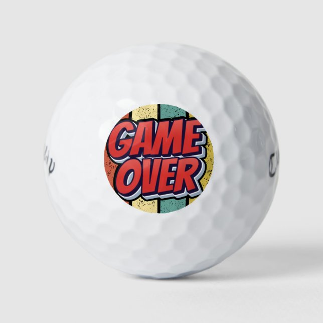 Golf Balles de golf. (Devant)