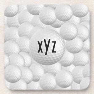 Golf Balls dessous de verre personnalisés