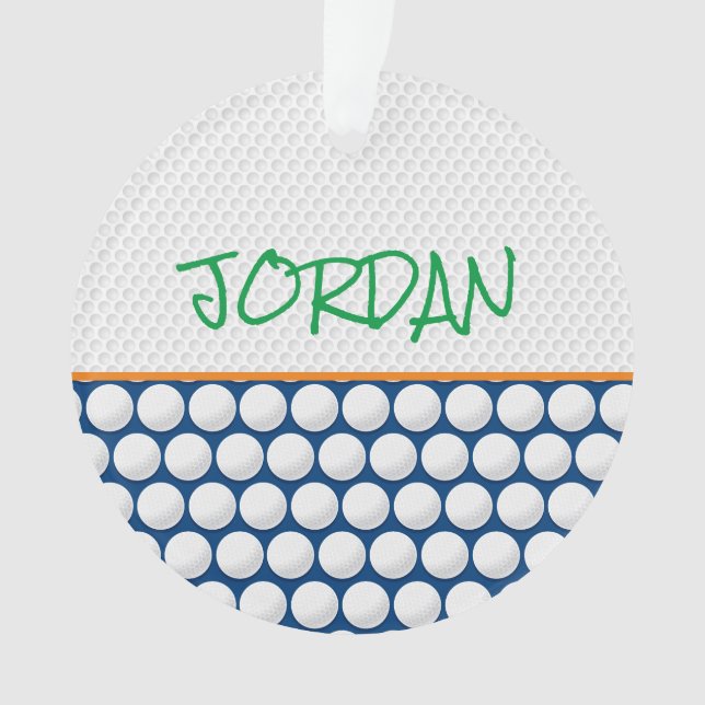 Golf Balls NOM Golfing moderne Enfants Amusants co (devant)