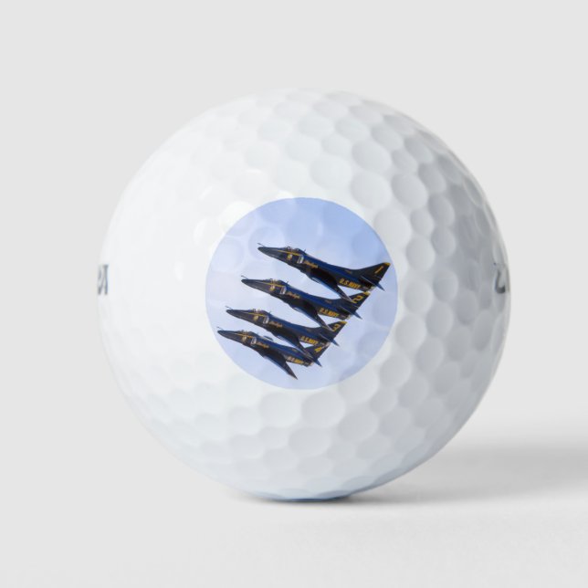 Golf Blue Angels jets volants photo design balles de go (Devant)