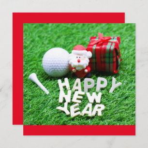 Golf Bonne année avec le Père Noël pour Golfer