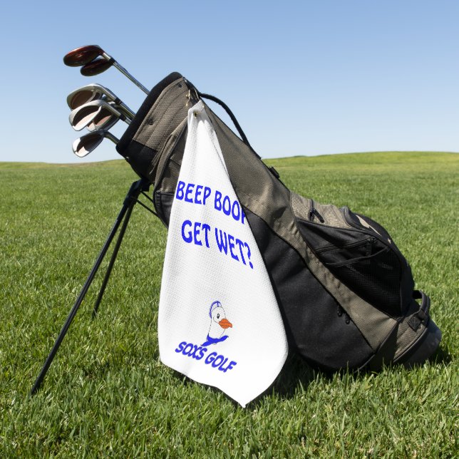 Golf Boop de bip ? Serviette de golf? (Vert)
