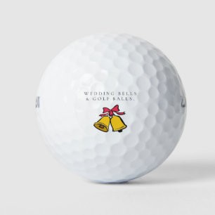 Golf 'Cloches de mariage et balles de golf' Cadeau de f