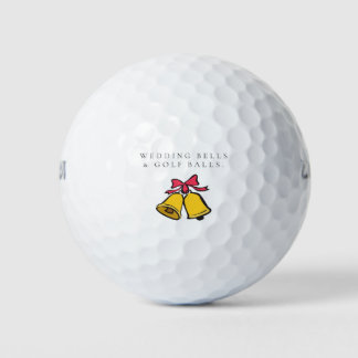 Golf 'Cloches de mariage et balles de golf' Cadeau de f