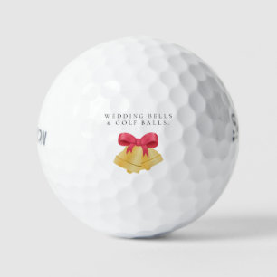 Golf 'Cloches de mariage et balles de golf' Cadeau de f