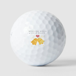 Golf 'Cloches de mariage et balles de golf' Cadeau de f