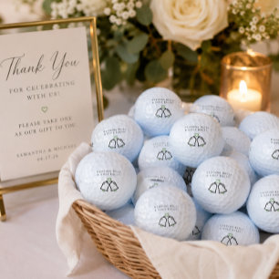 Golf 'Cloches de mariage et balles de golf' Cadeau de f