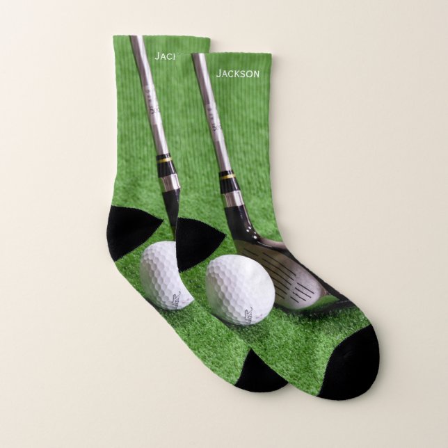 Golf Club amusant et Ball on Green (Paire)