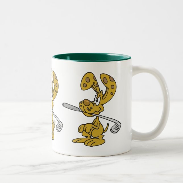 Golf Club Elevage Rabbit Mug en céramique (Droit)
