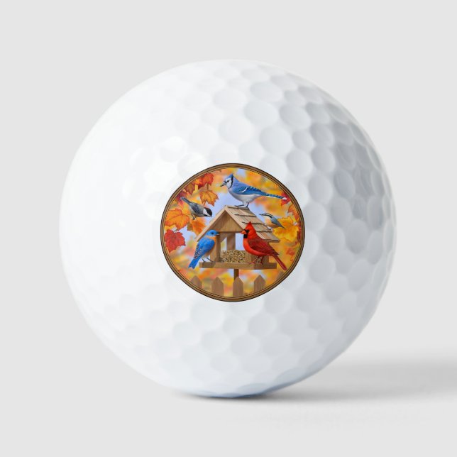 Golf Collecte d'oiseaux d'automne Collecte de balles de (Recto)