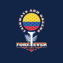 GOLF COLOMBIA PÈRE ÉQUIPE MÈRE LIGUE T-shirt