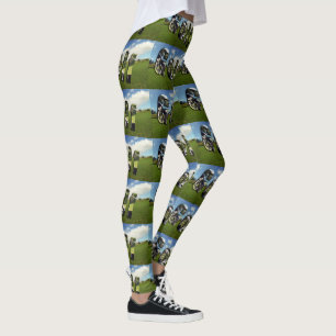 Golf Course Logo Dames Full Print Leggings