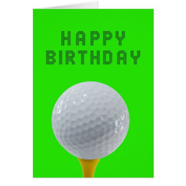 Golf d'anniversaire (Devant)