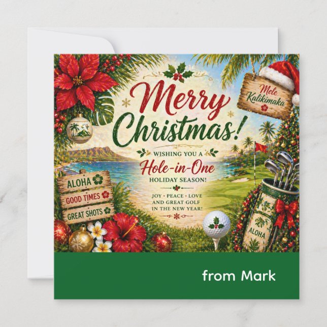 Golf de Noël à Hawaï (Devant)