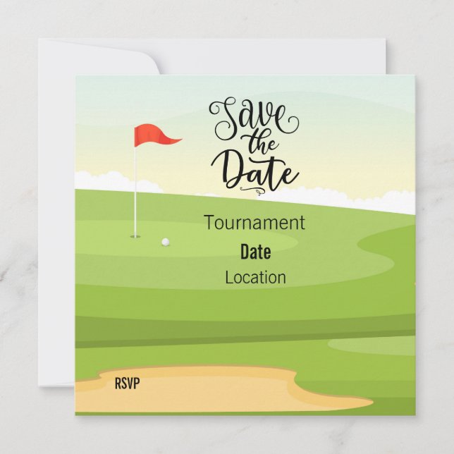 Golf Économisez la date avec vue sur le golf (Devant)