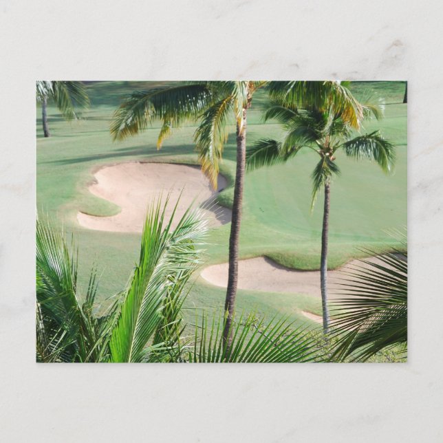 Golf en Tropiques Carte postale (Devant)