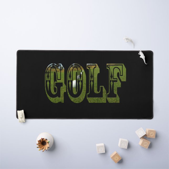 Golf Est Le Mot, Mat De Bureau (Tableau pour enfants)