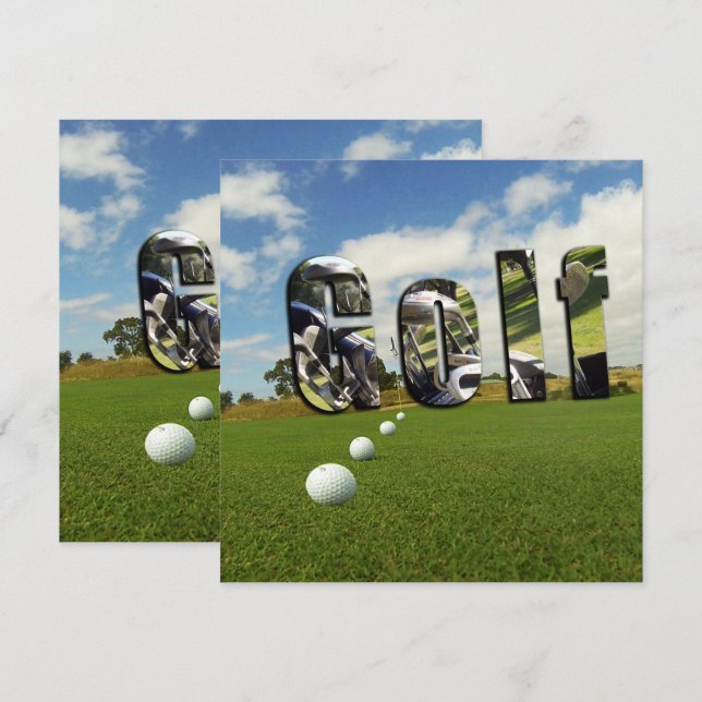 Golf Et Logo, (Devant / Derrière)