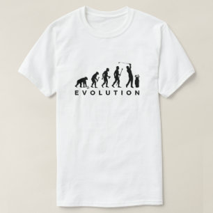 Golf Evolution drôles T-shirt Humour golfeur