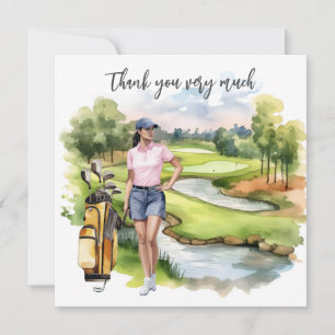 Golf Fairway Gratitude : Carte de remerciements