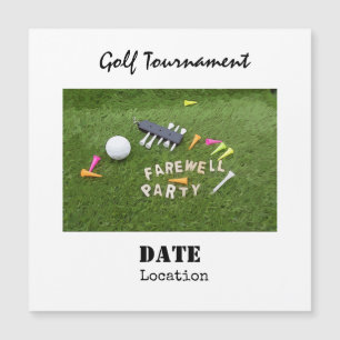 Golf Farewell party golf ball et golf green