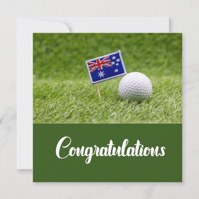 Golf Félicitations vous l'avez fait pour golfeur (Devant)