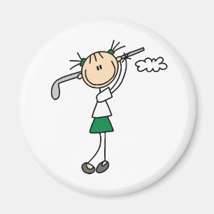 Golf Girl Magnet