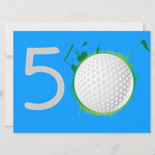 Golf Golf Golf 40e Anniversaire Invitation
