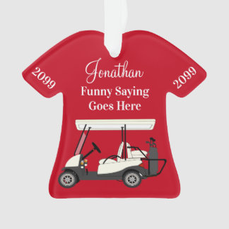 Golf Golfer Cart Personalized Shirt Acrylic