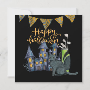 Golf Halloween Day pour la carte de golf
