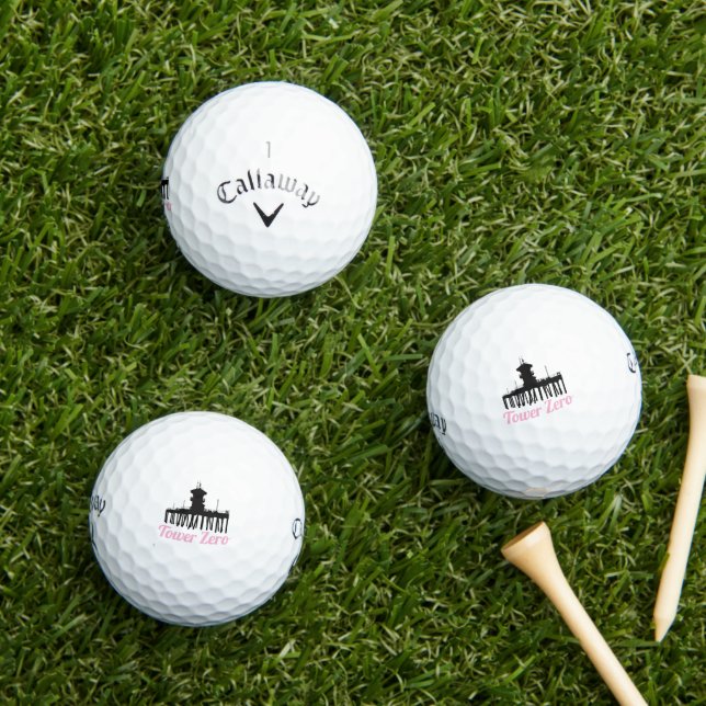 Golf Jetée de Huntington Beach - Tour Zéro - Balles de  (Herbe in situ)