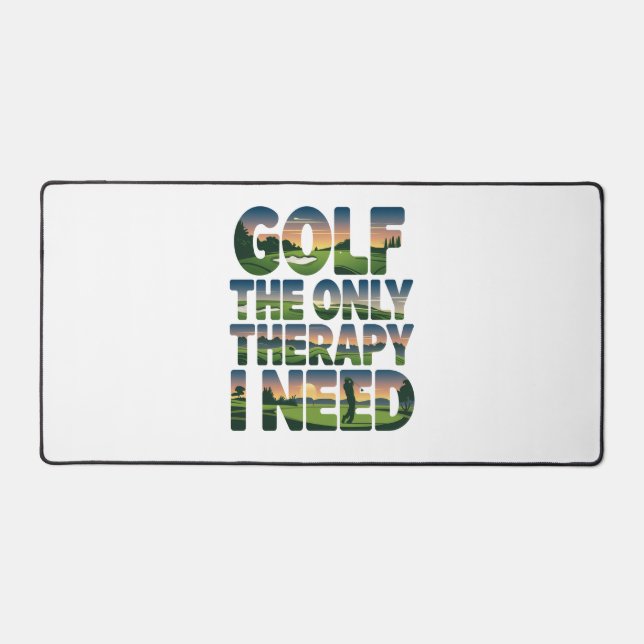 Golf la seule thérapie, tendance (Recto)